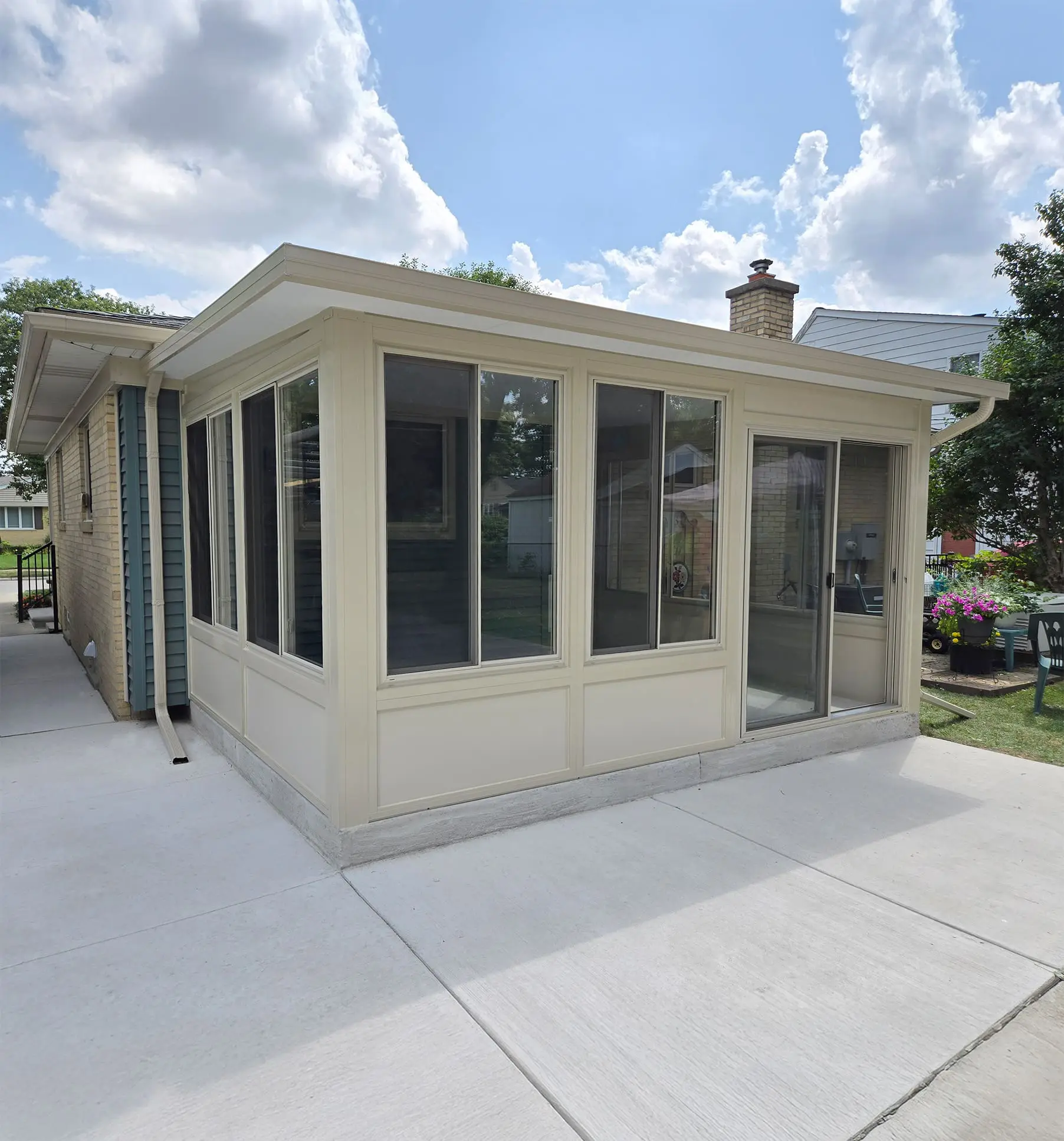 3 Season Sunroom attached to Royal Oak Residential Home